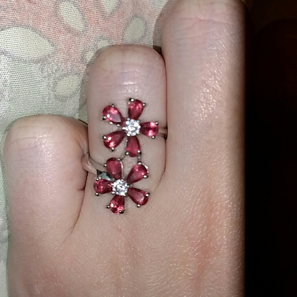 Sterling Silver Flower Ring